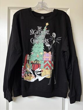The Nightmare Before Christmas Black Graphic Sweatshirt